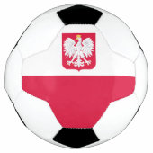 Polnische Flagge Fußball (Vorderseite)