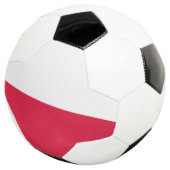 Polnische Flagge Fußball (Dreiviertel)