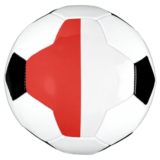 Polnische Flagge Fußball (Gedreht)