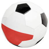 Polnische Flagge Fußball (Dreiviertel)