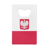 Polnische Flagge Geldbeutel Flaschenöffner (Rückseite)