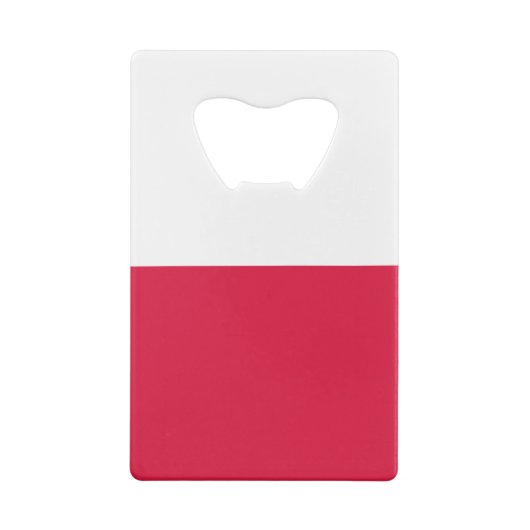 Polnische Flagge Geldbeutel Flaschenöffner (Rückseite)