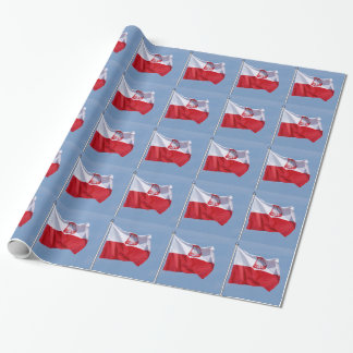 POLNISCHE FLAGGE GESCHENKPAPIER