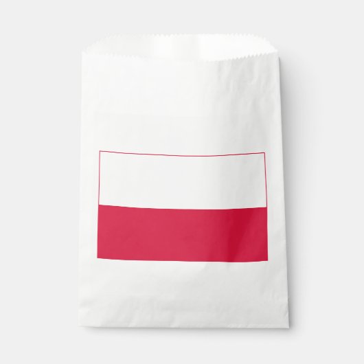 Polnische Flagge Geschenktütchen (Vorderseite)