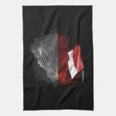 Polnische Flagge Geschirrtuch (Vertikal)