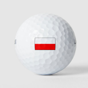 Polnische Flagge Golf Balls Golfball