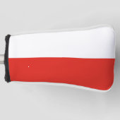 Polnische Flagge Golf Headcover (Vorderseite)