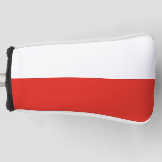 Polnische Flagge Golf Headcover (Vorderseite)