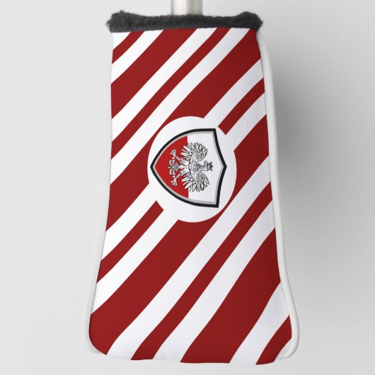 polnische Flagge Golf Headcover (Rotieren 90)