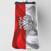 Polnische Flagge Golf Headcover (Rotieren 90)