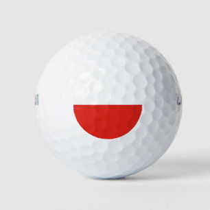 Polnische Flagge Golfball