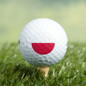 Polnische Flagge Golfball (Insitu T-Shirt)