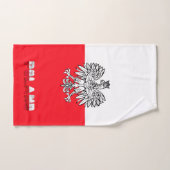 Polnische Flagge Handtuch (Handtuch)