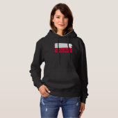 Polnische Flagge Hoodie (Vorne ganz)