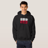 Polnische Flagge Hoodie (Vorne ganz)