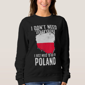 Polnische Flagge I Polen Flaggenstaat I Urlaub in  Sweatshirt