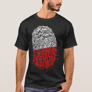 Polnische Flagge in meiner DNA Polnisch T-Shirt