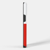 Polnische Flagge iPhone Hülle (Rechte Seite)