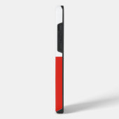 Polnische Flagge iPhone Hülle (Linke Seite)