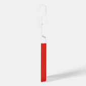 Polnische Flagge iPhone Hülle (Linke Seite)