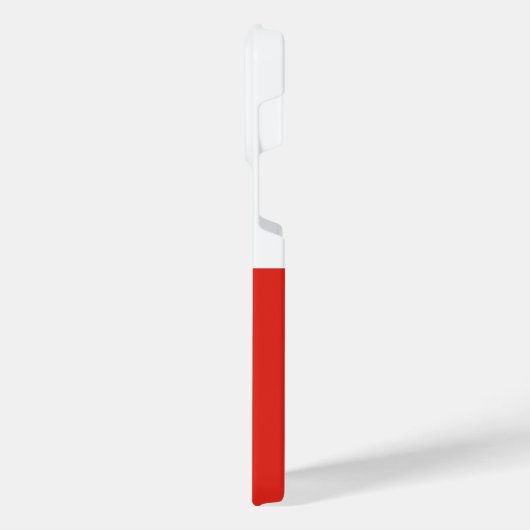 Polnische Flagge iPhone Hülle (Linke Seite)