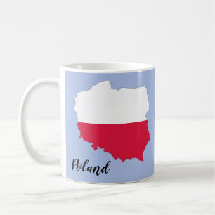 Polnische Flagge Kaffeetasse