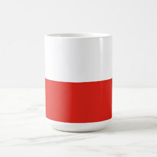 Polnische Flagge Kaffeetasse