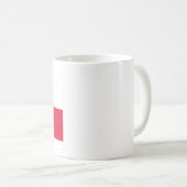 Polnische Flagge Kaffeetasse (VorderseiteRechts)