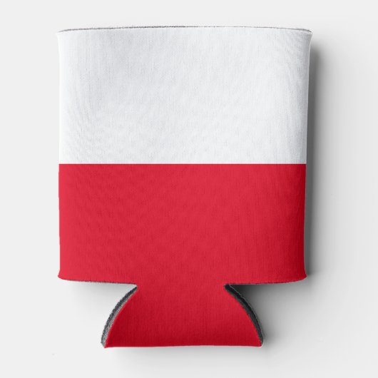 Polnische Flagge kann kühler Dosenkühler (Vorderseite)