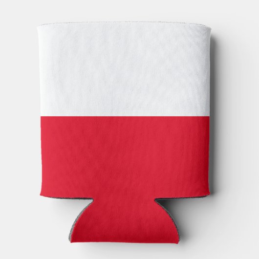 Polnische Flagge kann kühler Dosenkühler (Rückseite)