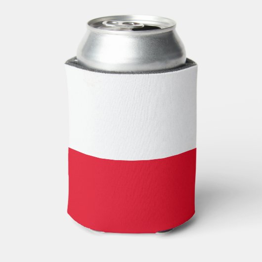 Polnische Flagge kann kühler Dosenkühler (Kanne Rückseite)