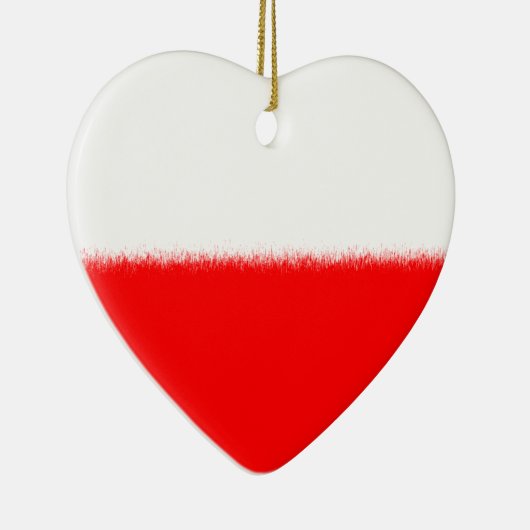 Polnische Flagge Keramik Ornament (Rechts)