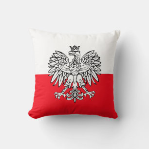 Polnische Flagge Kissen