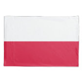 Polnische Flagge Kissenbezug (Rückseite)