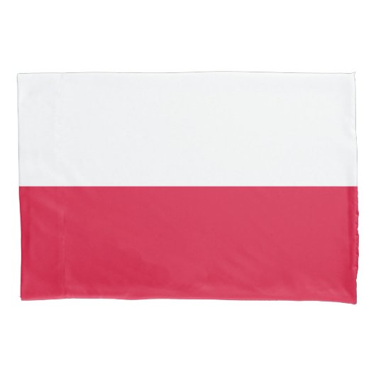 Polnische Flagge Kissenbezug (Vorderseite)