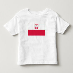 Polnische Flagge Kleinkind T-shirt