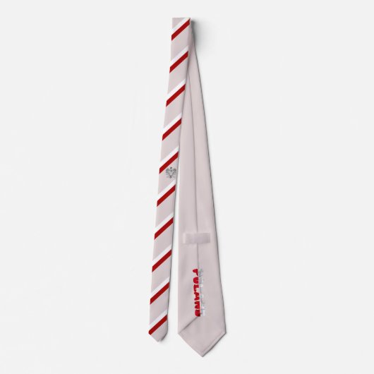 polnische Flagge Krawatte (Rückseite)