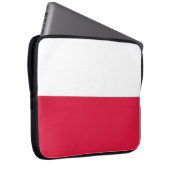 Polnische Flagge Laptopschutzhülle (Vorne Rechts)