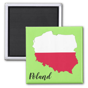 Polnische Flagge Magnet