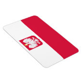 Polnische Flagge Magnet (Rechte Seite)