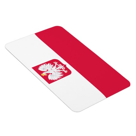 Polnische Flagge Magnet (Rechte Seite)