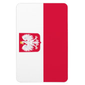 Polnische Flagge Magnet (Vertikal)