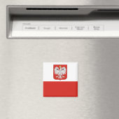 polnische Flagge Magnet (In Situ (Geschirrspüler))