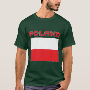Polnische Flagge mit Polen T-Shirt