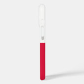 Polnische Flagge (mit Wappen) Case-Mate iPhone Hülle (Rückseite / Links)