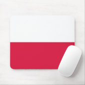 Polnische Flagge Mousepad (Mit Mouse)