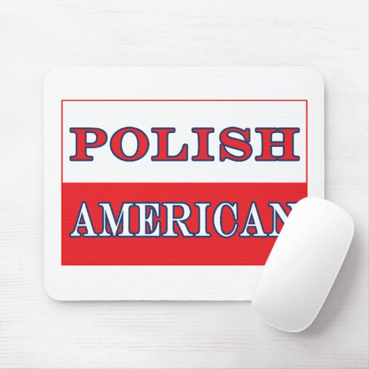Polnische Flagge Mousepad (Mit Mouse)