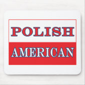 Polnische Flagge Mousepad (Vorne)