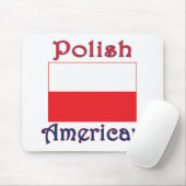 Polnische Flagge Mousepad (Mit Mouse)
