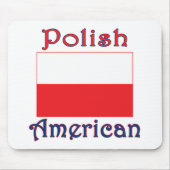 Polnische Flagge Mousepad (Vorne)